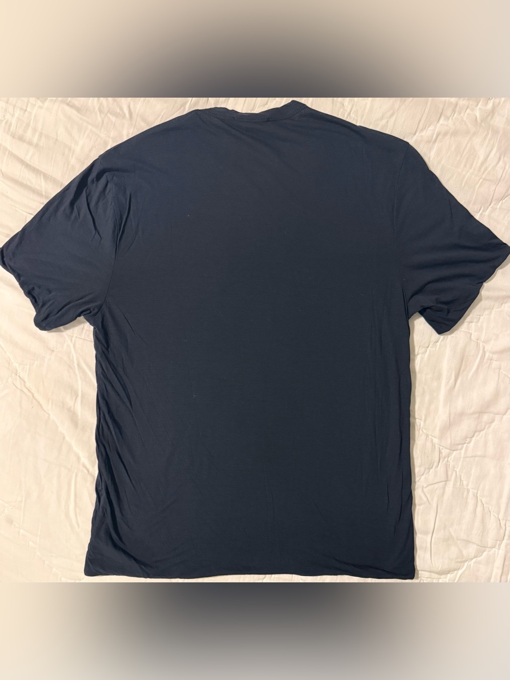 James Perse Standard Pocket Tee Navy Blue Crew Neck T-Shirt Size 2 Made USA - Picture 10 of 10